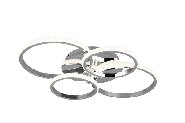 Deckenleuchte CIRES LED in chromfarben aus Metall