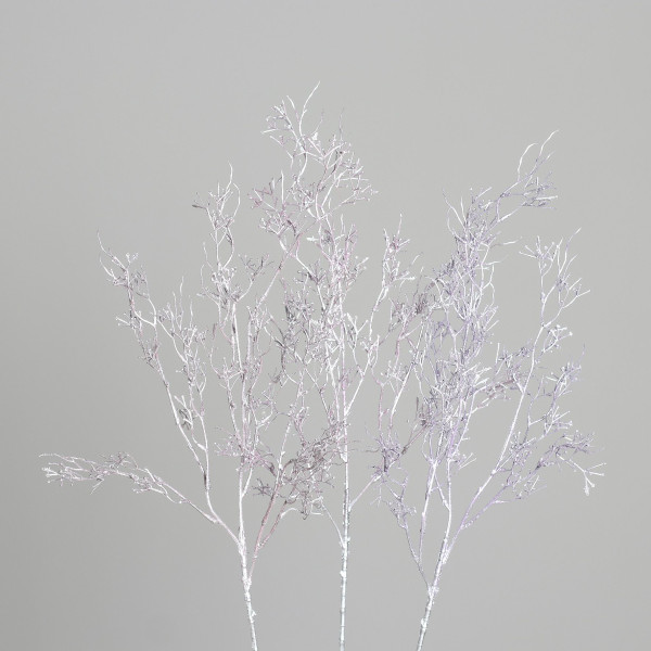 Kunstpflanze ZWEIG in weiß aus Kunststoff