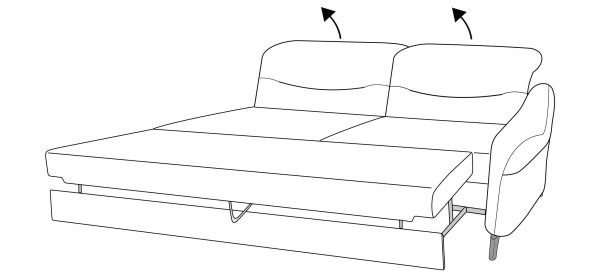 Polsterecke COMFORT MONDO KALEO in natural aus Stoff