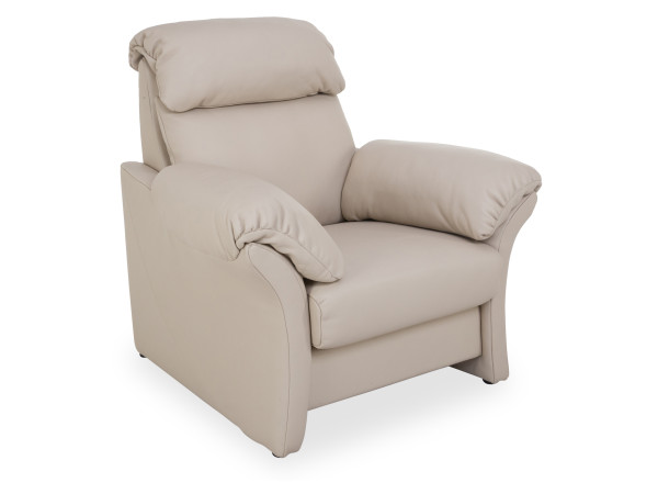 Sessel Rolf Weber SALLGAST in creme aus Leder