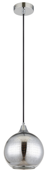 Hängeleuchte LOURDES in weiß aus Metall