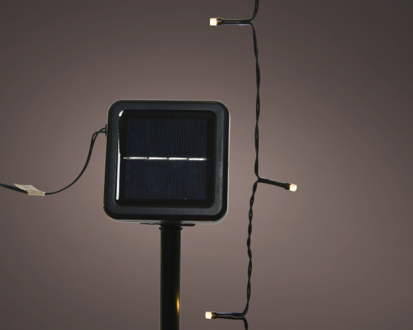 Lichterkette TWINKLE schwarz in mehrfarbig aus Materialmix