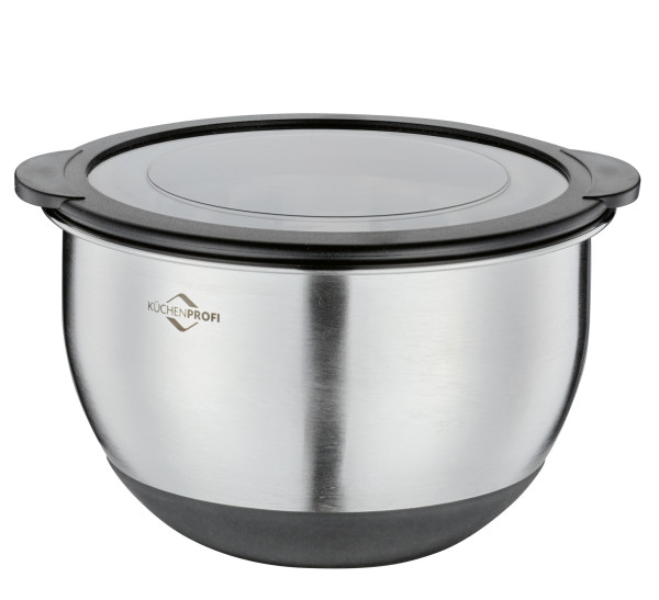 Schüssel KÜCHENPROFI DELUXE in silberfarben aus Edelstahl