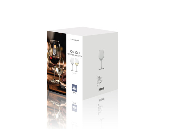 Chardonnayglas-Set FOR YOU in transparent aus Glas
