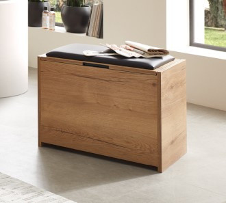 Sitztruhe Aquarell in schwarz aus Zubehör Möbel