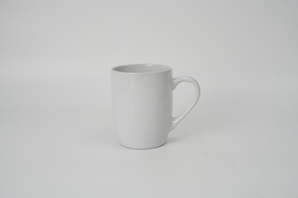 Kaffeebecher MALMÖ weiss in weiß aus Steinzeug