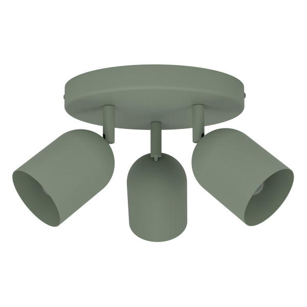 Wand-/Deckenspot TILSTON in grün aus Metall