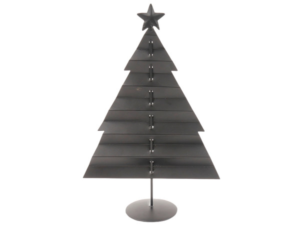 Dekobaum TANNE in schwarz aus Eisen