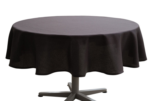 Tischdecke PANAMA anthrazit in anthrazit aus Polyester