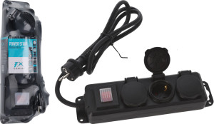 Steckdosenleiste BASIC schwarz Steckdosenleiste BASIC schwarz