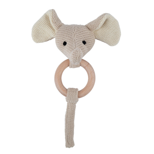 Greifling ELEFANT in grau