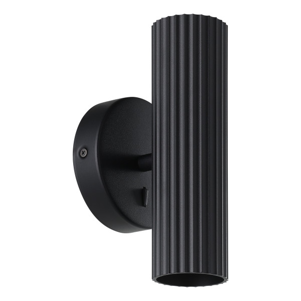 Wandleuchte PORTILLO in schwarz aus Metall