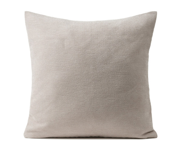 Kissen LENA taupe in taupe aus Polyester