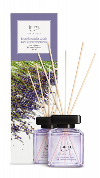 Raumduft ipuro LAVENDER TOUCH in transparent aus Glas