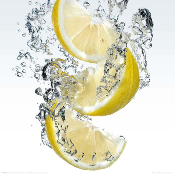 Glasbild LEMON SPLASH