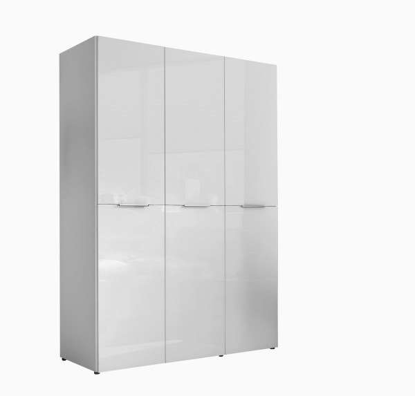 Kleiderschrank SYRINA in weiß aus Dekor