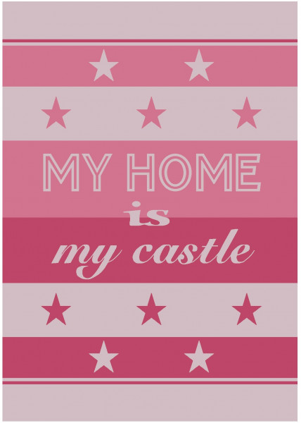 Geschirrtuch in rot aus Baumwolle