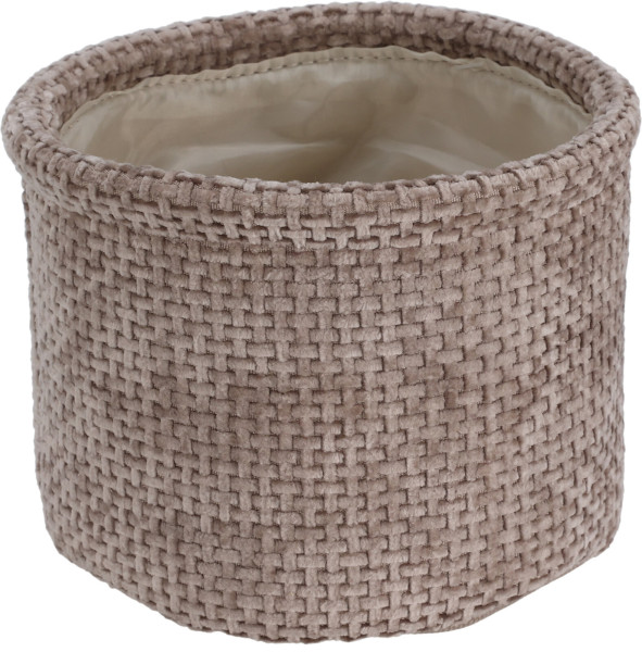 Korb TEDDY mittel in braun aus Polyester