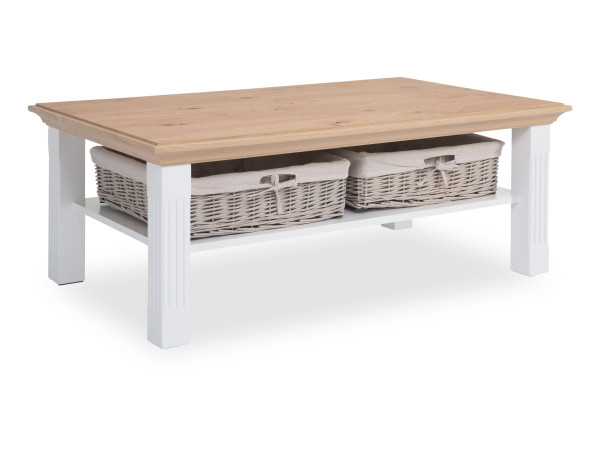 Couchtisch WEHRSDORFER MAISONETTE in weiß aus Lack