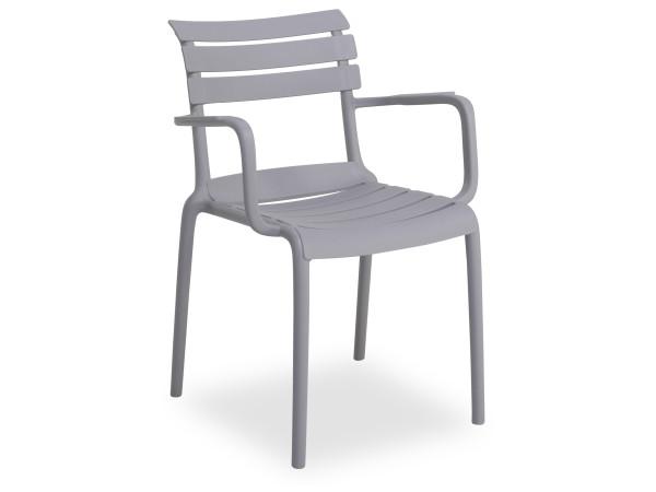 Gartenstuhl SKY in grau aus Polypropylen