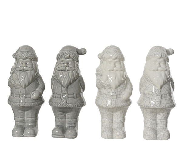 Weihnachtsmann in grau aus Dolomit