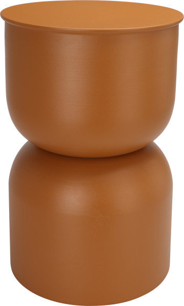 Beistelltisch in Caramel aus Zink