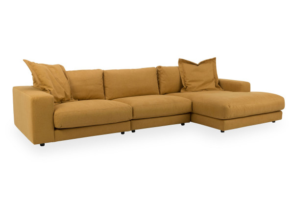 Polsterecke CAVALLI PLUS in Mais aus Stoff