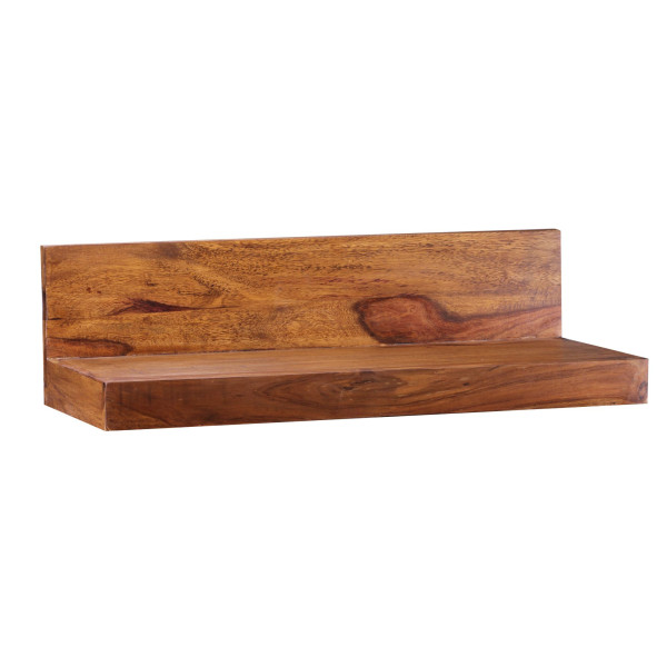 Wandregal MUMBAI in braun aus Holz