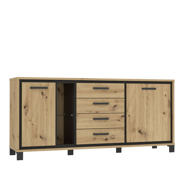 Sideboard NARVIK in braun aus Dekor