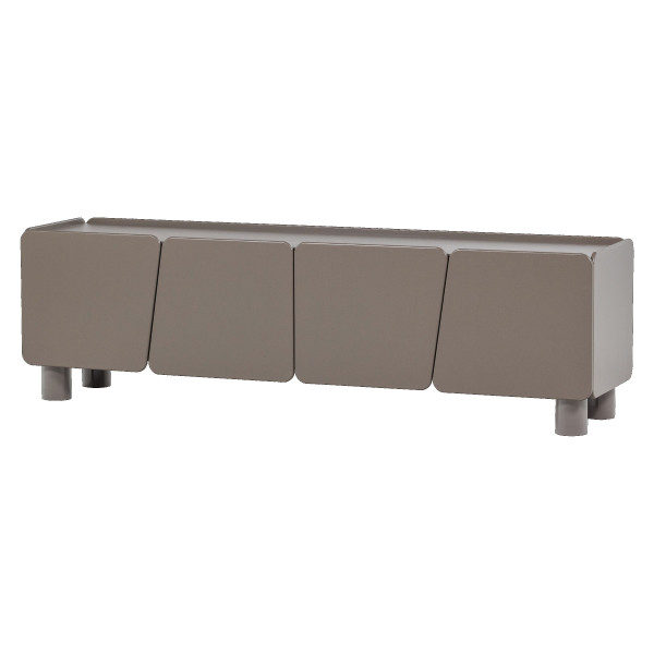 Lowboard WOOOD ROOT in braun aus Massivholz