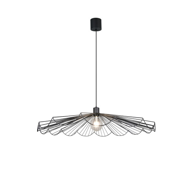 Pendelleuchte MARGARITA in schwarz aus Metall