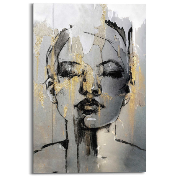 Bild GOLDEN FACE in mehrfarbig
