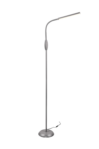 Stehleuchte TORO LED in grau aus Kunststoff