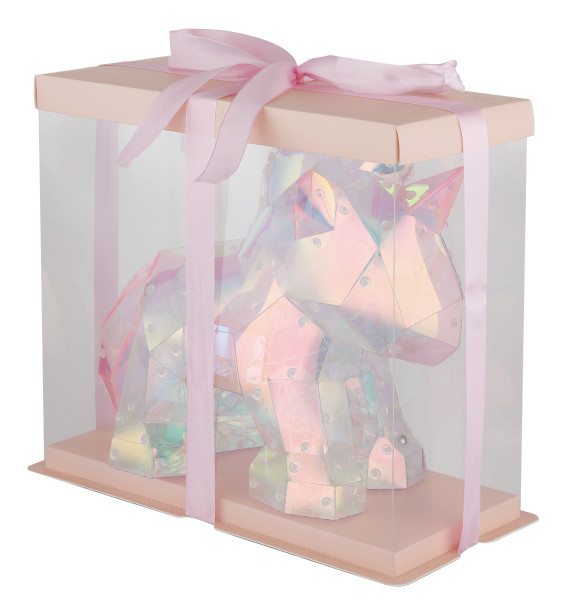 Tischleuchte BRONDAR in klar aus Kunststoff