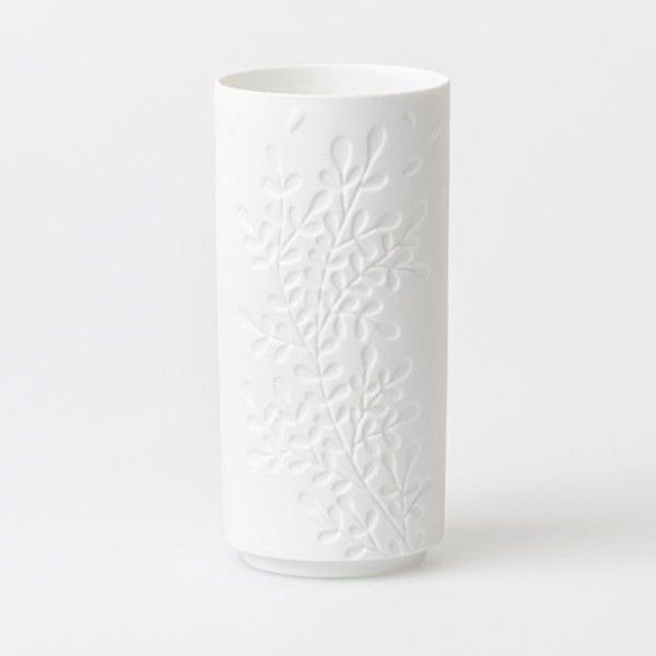 Vase WUNDERGARTEN in weiß aus Porzellan