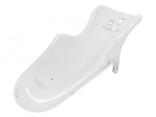 Badesitz ZEBRA in grau aus Kunststoff