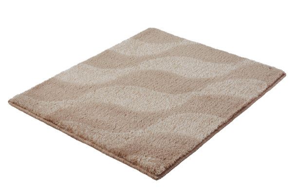 Badteppich ONDA in beige aus Polyacryl