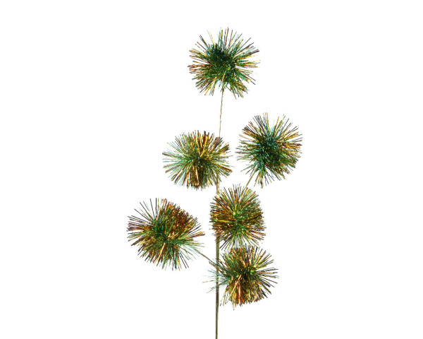 Kunstblume ELIF grün in mehrfarbig aus Materialmix