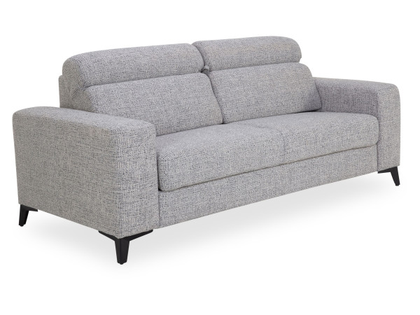 Schlafsofa Elastoform RON in silver aus Stoff