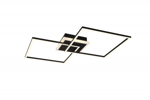 Deckenleuchte LED ARRIBO in schwarz aus Metall