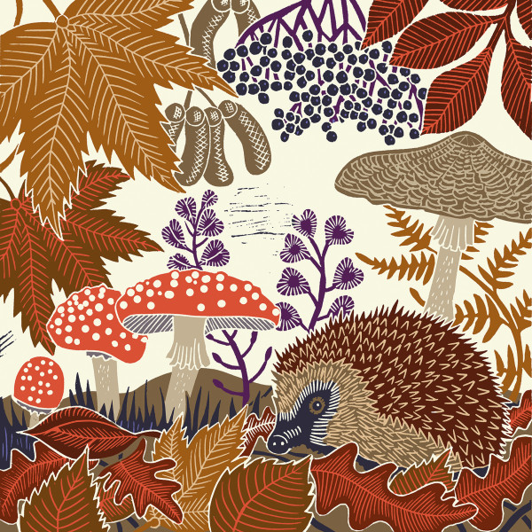 Servietten INDIAN SUMMER in mehrfarbig aus Papier