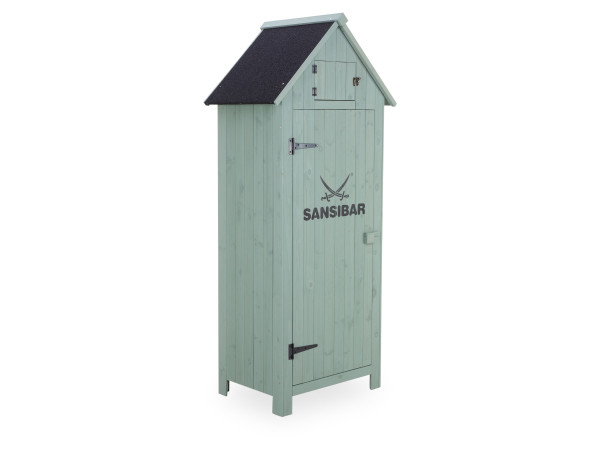 Garten- SANSIBAR Gerätehaus ROSKILDE in grün