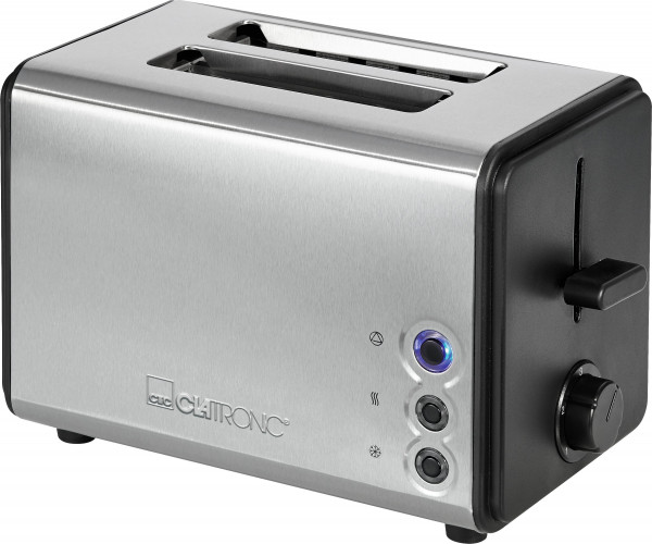 Toaster INOX in silberfarben aus Edelstahl