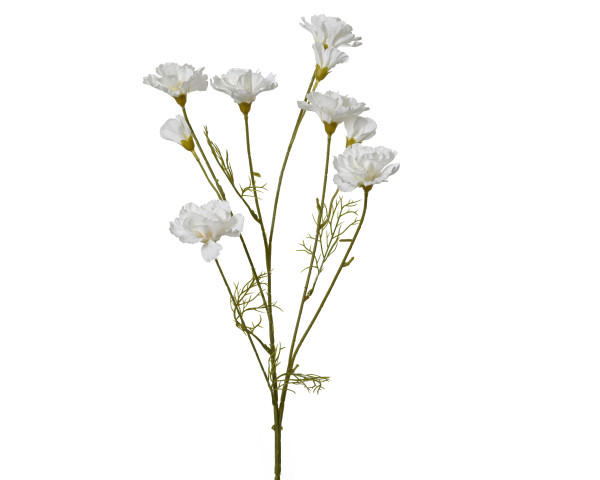 Kunstblume CARNATION in weiß aus Polyester