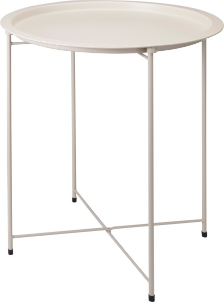 Beistelltisch NOAH beige in beige aus Eisen