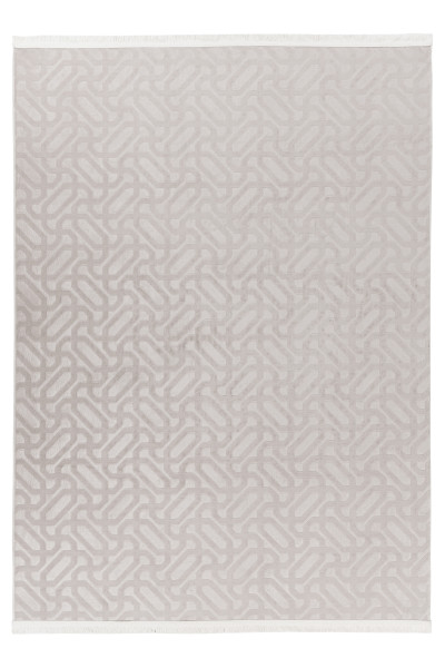 Teppich DAMLA grau in grau aus Polyester
