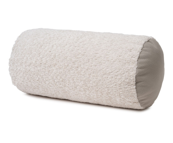 Kissenrolle CORALI in weiß aus Polyester