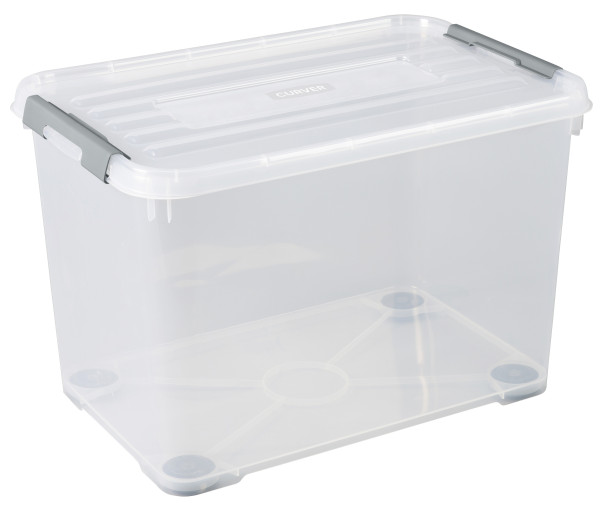 Box HANDY+ 65l in transparent aus Polypropylen