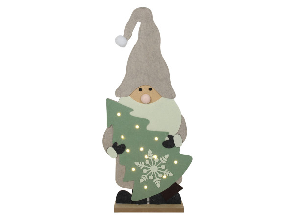 Dekofigur ZWERG in mehrfarbig aus Filz