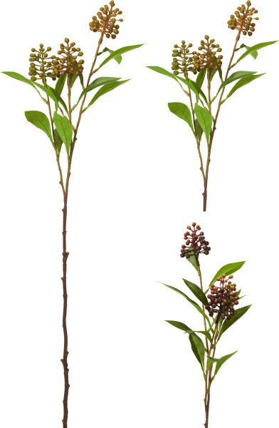 Kunstblume Beerenstick in mehrfarbig aus Kunststoff